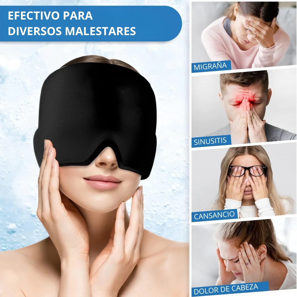 Gorro de Gel para dolor de cabeza