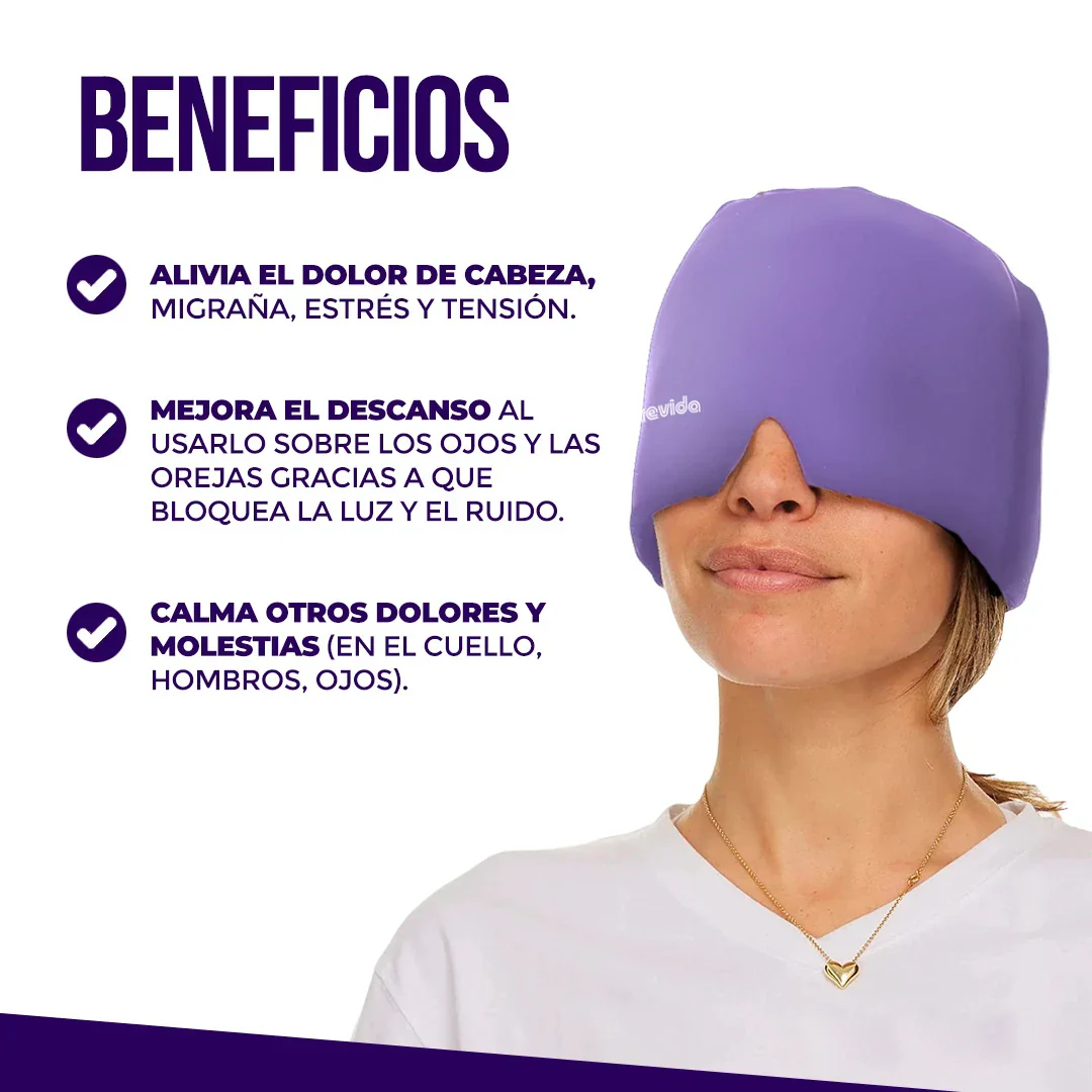 Gorro de Gel para dolor de cabeza