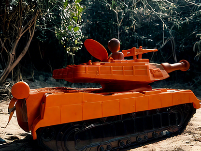 tanque de guerra niño