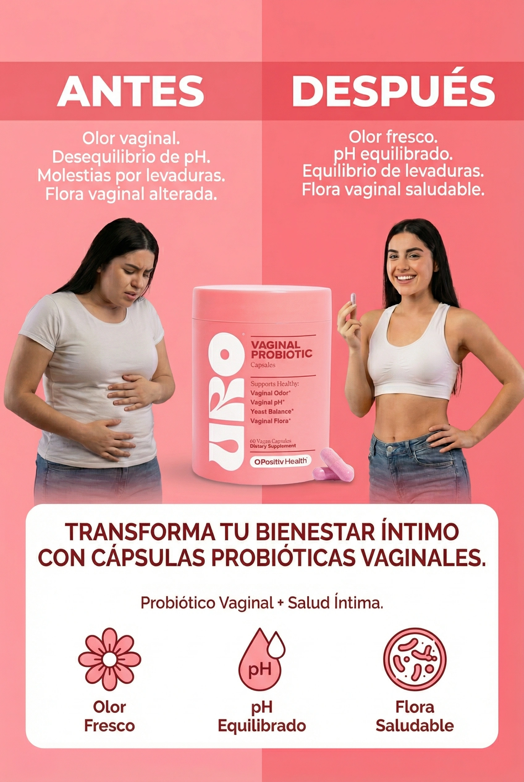 URO PREMIUM VAGINAL PROBIOTICS - Presentación impresa - Image 5