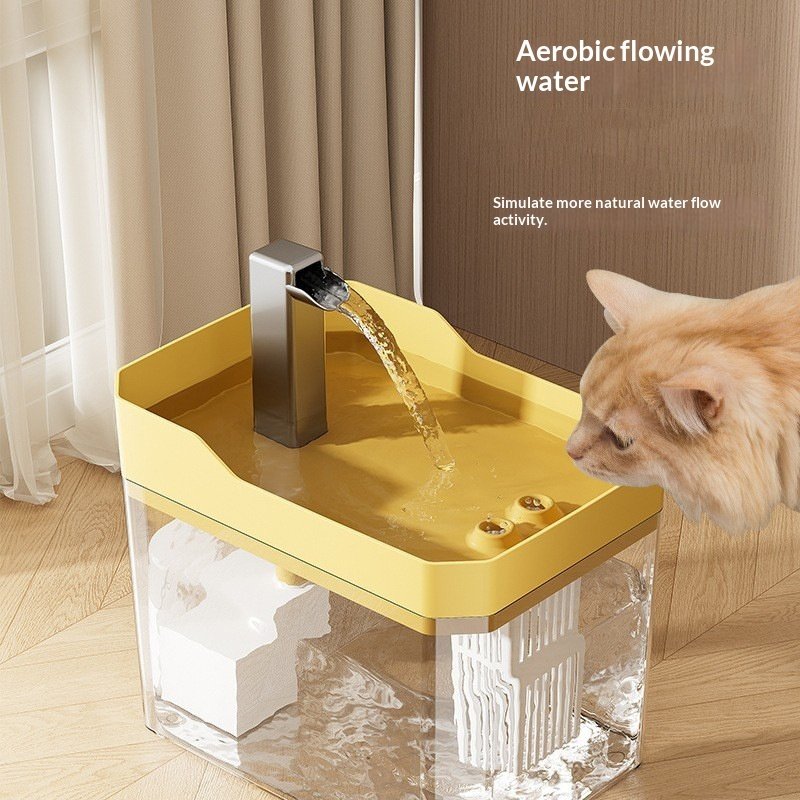 Fuente de agua para gatos con sistema automático de filtración y circulación. - Image 5