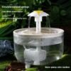 Fuente de agua para gatos con circulación automática y temperatura constante.