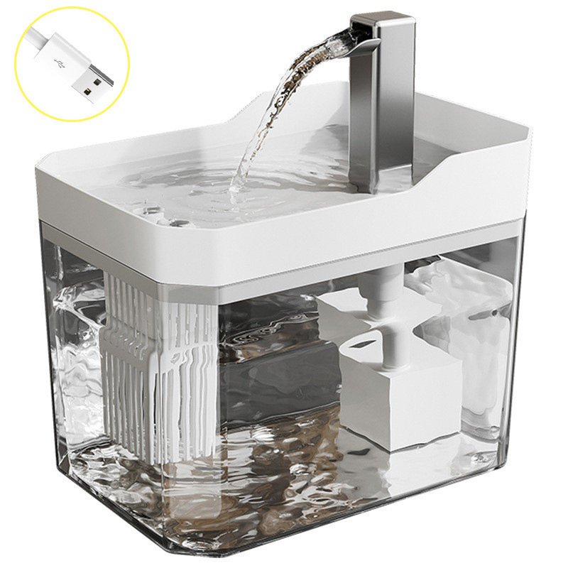 Fuente de agua para gatos con sistema automático de filtración y circulación. - Image 3